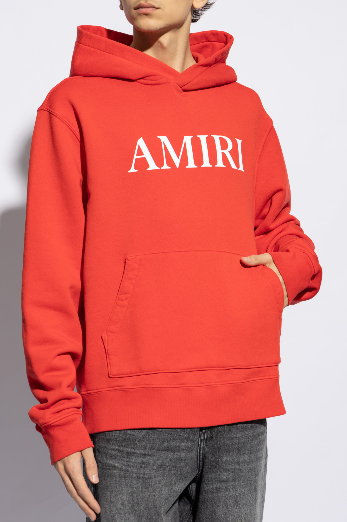 【関送込】AMIRI  ロゴ プリント フーディ レッド Red Hoodie with logo Amiri - Vitkac GB
